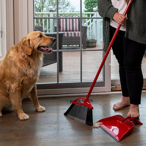 O-Cedar Pet Pro Broom with Step-On Dustpan | Removes Over 99% of Dust & Dirt in One Sweep | Removes 3X More Pet Hair | Quiet Cleaning Tool for Cat and Dog Owners - image 9