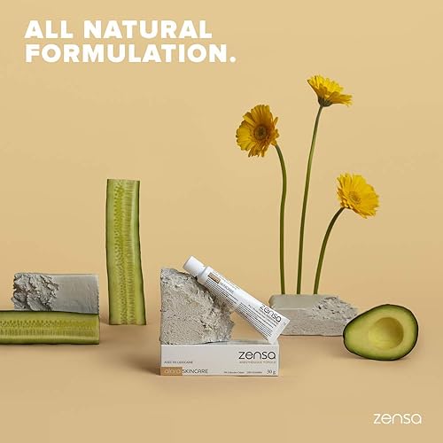 Miniatura 3 de Zensa - Crema adormecedora con 5 de lidocaína  Anestésico tópico de acción rápida Máximo alivio del dolor para tatuajes piercings micro cuchillas