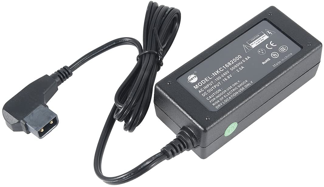 DSTE 16.8V Adaptador Cargador Compatible con Sony BP95W BP-95W BP150W BP-150W AN150W AN-150W V-Mount V-Lock Batería