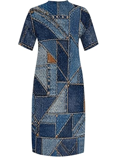 Image of PinkPatty Women's Oversize V Neck Short Sleeve Maxi Dress with Pockets