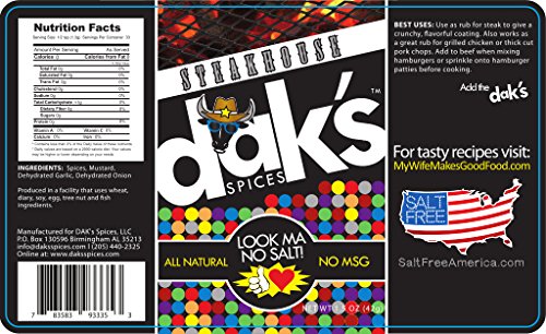 DAK's Spices GRILL SET 3 PACK – Grill it the no-sodium way to your heart's content! 100% salt free and 100% MSG free seasoning that will make your barbecue come alive! Rub it, sprinkle it, coat it.