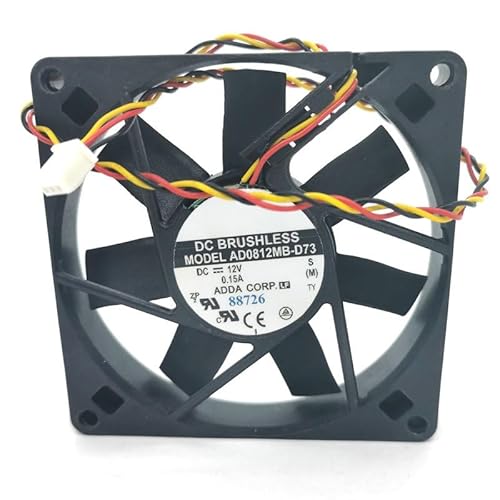 AD0812MB-D70 8cm 12V 0.15A 8015 Motherboard UPS Power Supply Silent Fan [���s�A���i]