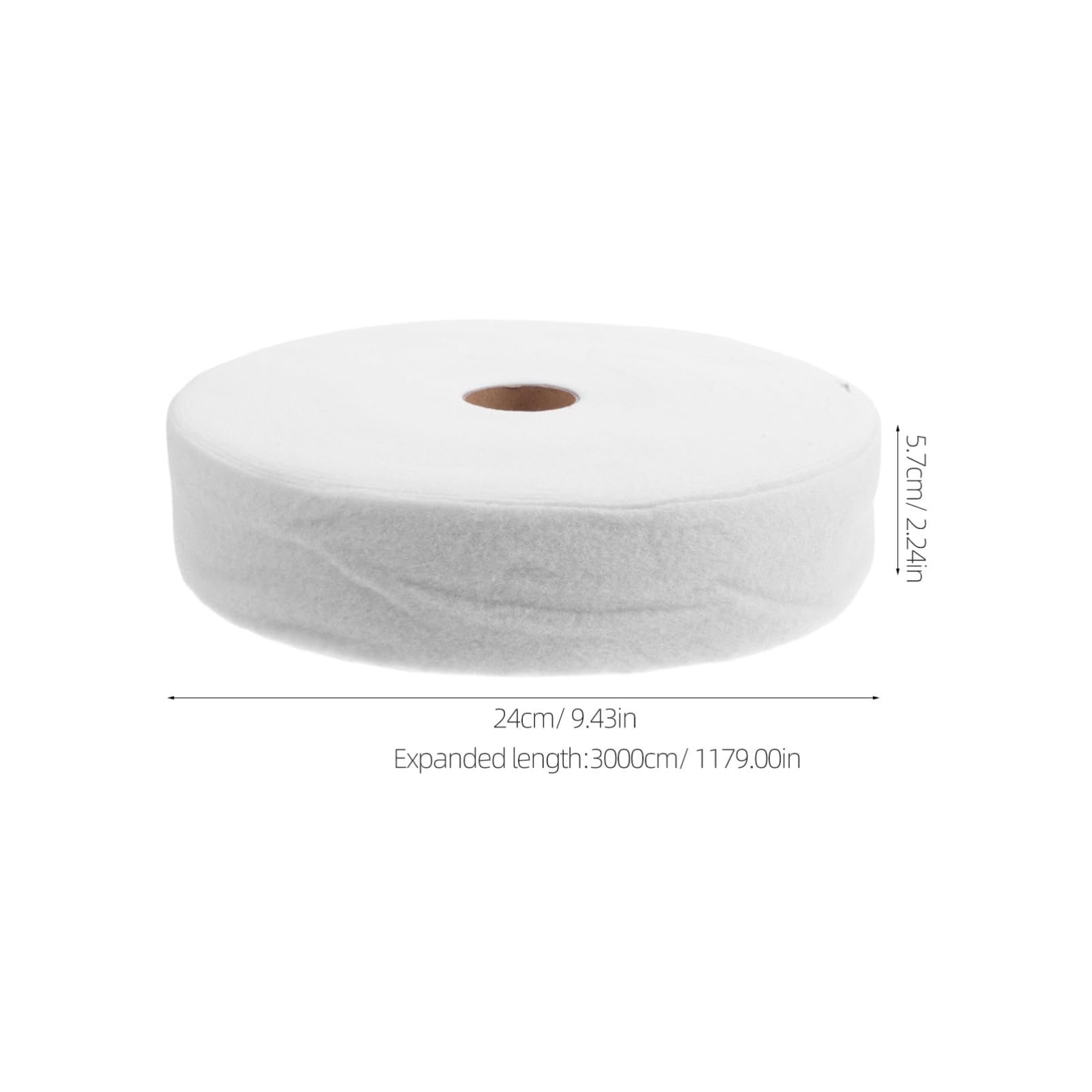 HOODANCOS Cotton Blend Batting Strips Roll for Quilting Crafts Rugs Upholstery Durable Non Woven for Cushions Purses Creative Projects