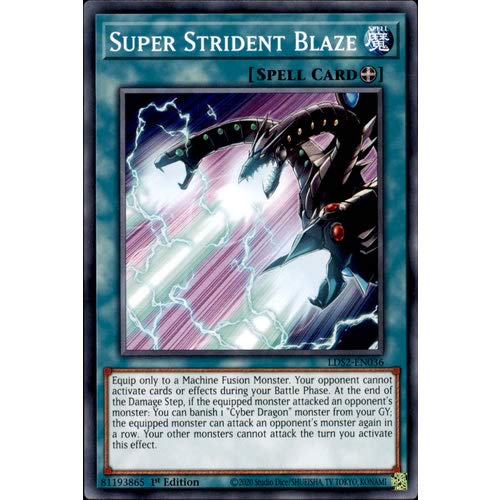 LDS2-EN036 1st Ed Super Strident Blaze Common Card Legendary Duelists Season 2 Yu-Gi-Oh Single Card