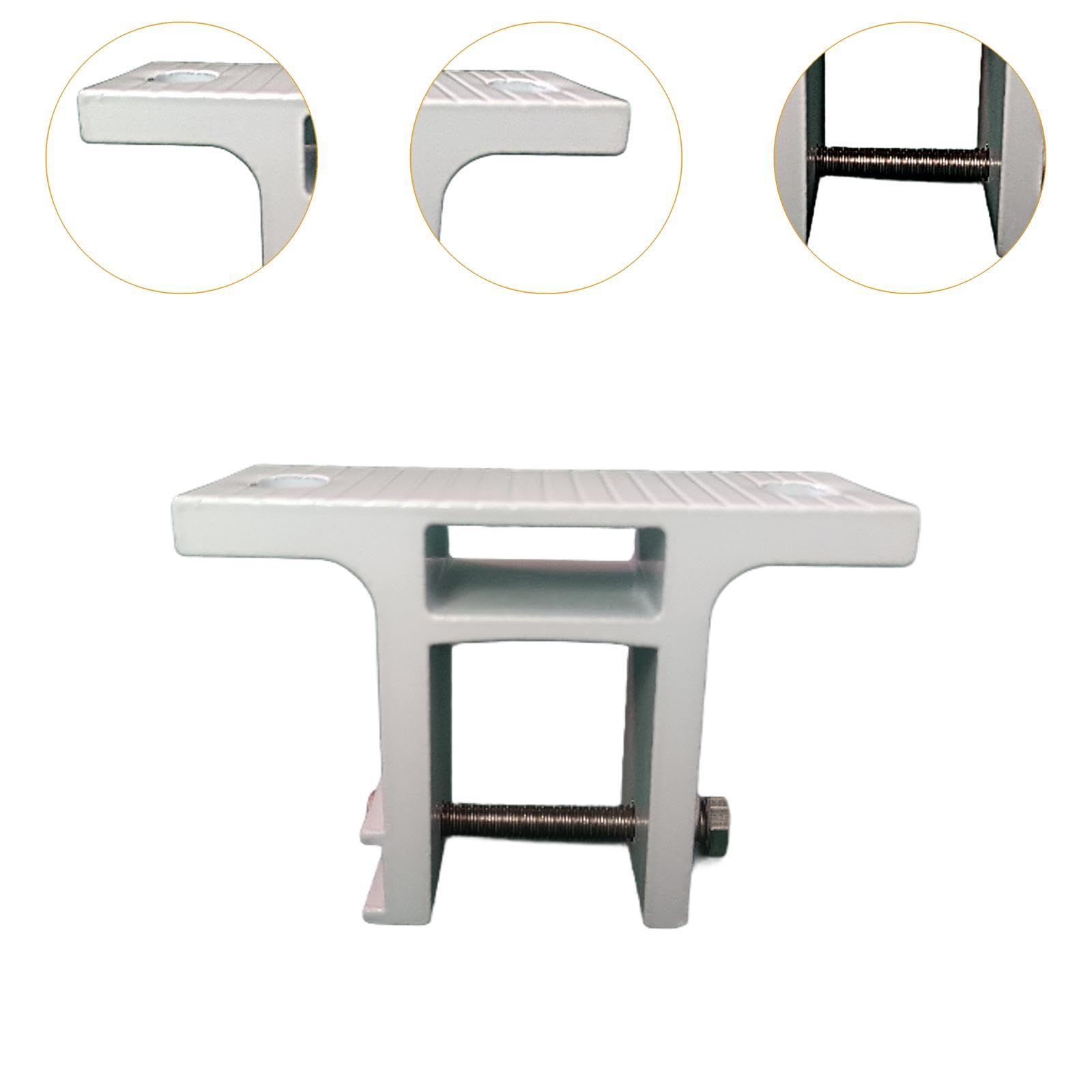 6 Stück Markisenhalterung Wandhalterung Halterung für Markise Aluminiumlegierung Träger Befestigungswinkel Ersatz für Außenbereich Garten Carport