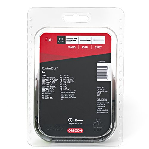 Oregon L81 20-Inch ControlCut Chainsaw Chain - Fits Stihl,grey