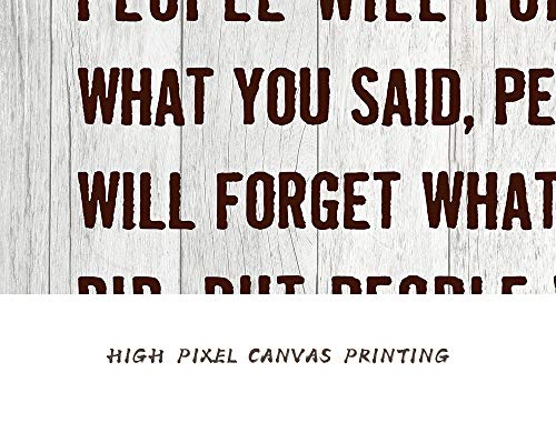 Maya Angelou Quotes Wall Art Motivational Canvas Print Home Office Wall Decor (Motto-D) #TOP3
