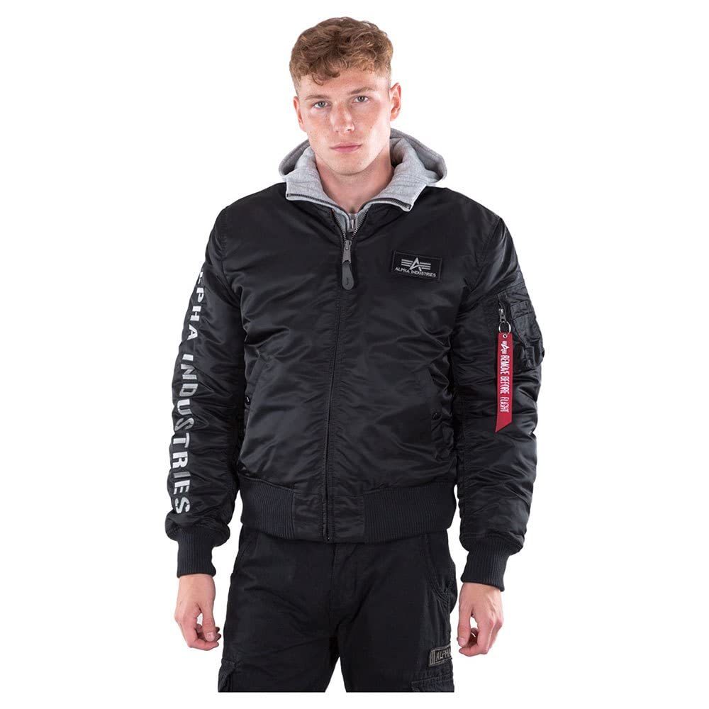 Alpha Industries MA-1 D-Tec SE Bomberjacke für Herren Black/Grey