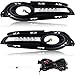 Remarkable Power FL7036 Fit For 15-17 Hondaa HR-V/VEZEL LED DRL Fog Cover Daytime Running Lights Kit