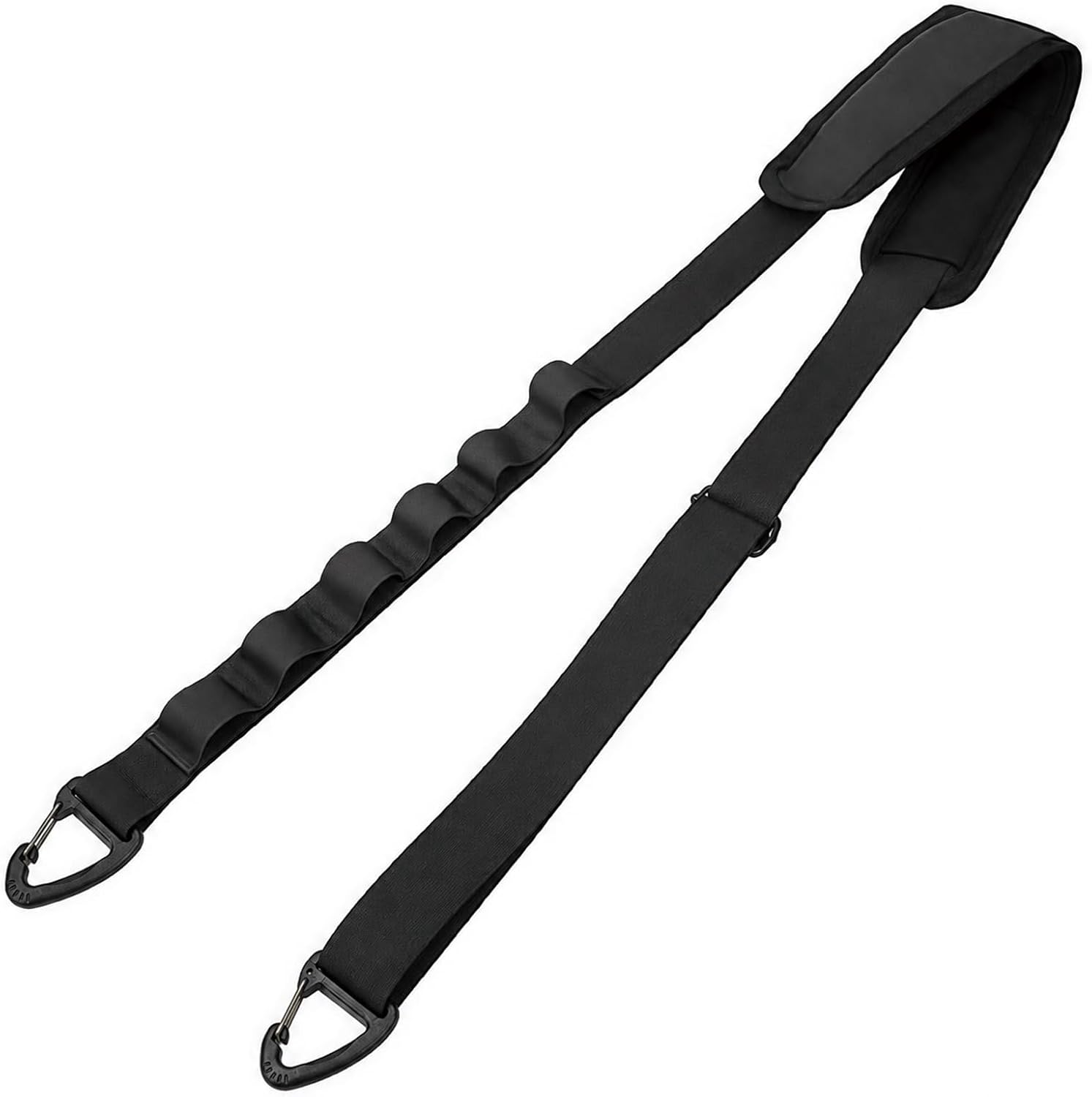Black Replacement Shoulder Strap,6 Loops Crossbody Bag Strap for Bags