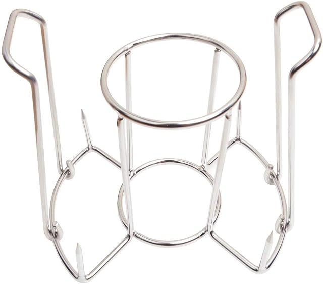 Onlyfire FPA-5121 Beer Can Chicken Roaster Rack, Stainless Steel Poultry Holder, Chicken Holder for Grills and Ovens