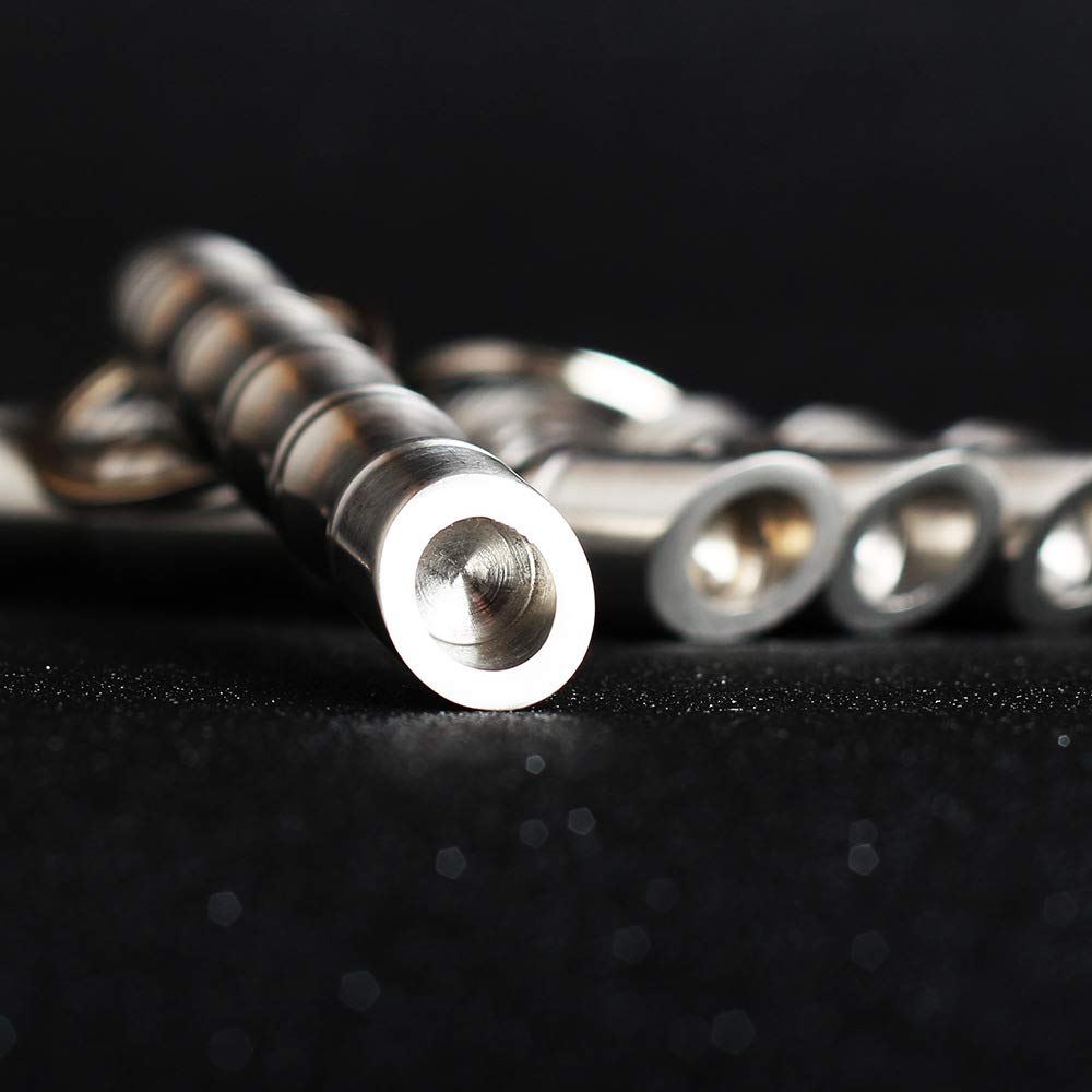Silber 11.8cm Selbstverteidigung Edelstahl Bambus Kubotan