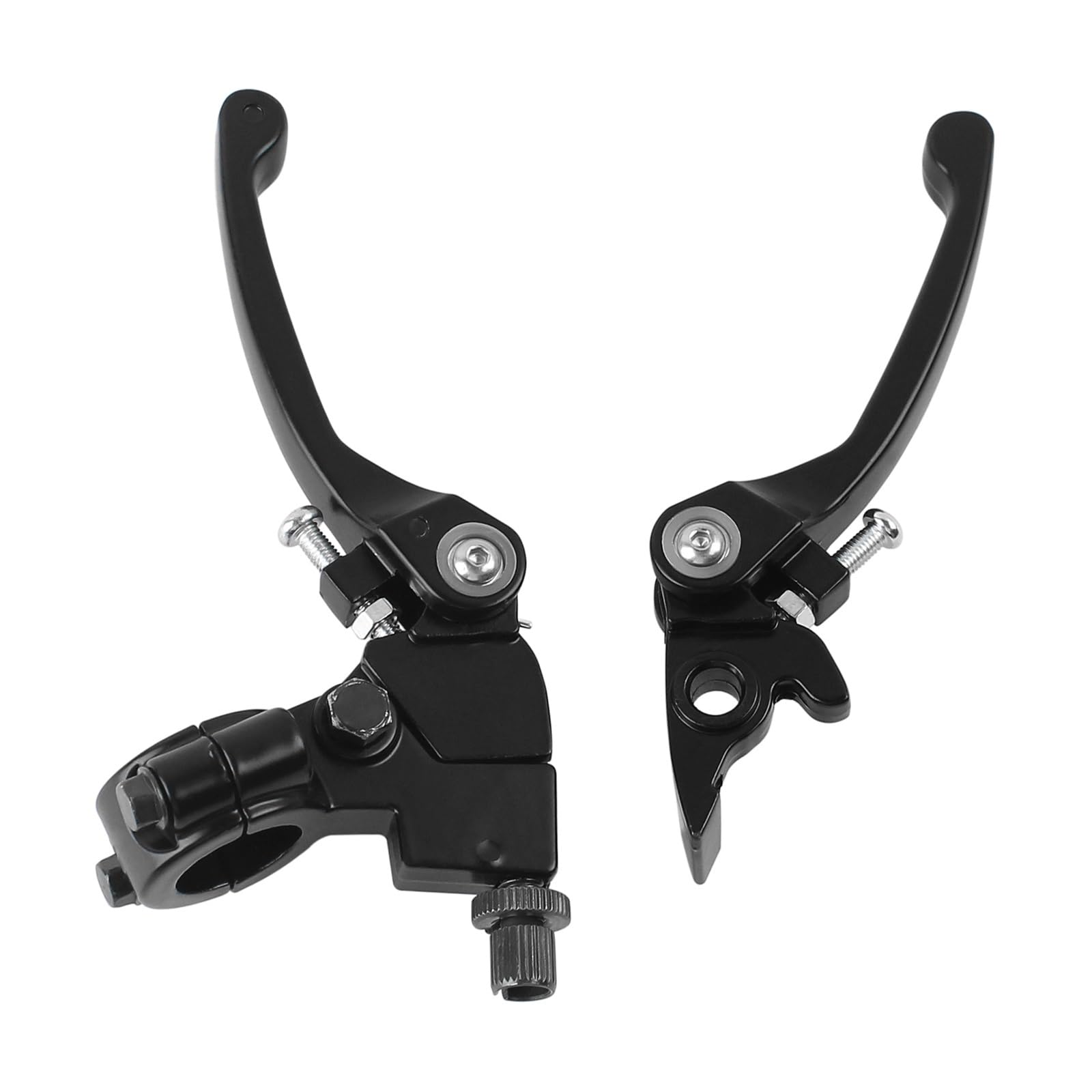 Gwearu Black Clutch Lever 22Mm Folding Clutch Lever Handle With Perch Motorcycles Handles Accessories Brake Levers For 50Cc - 125Cc