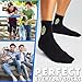 Fortnite Pack of 4 Socks, Gamer Gifts for Boys, Teens, Men, Novelty Socks for School, Christmas, Secret Santa Gifts for Him (5/9 US, Black)