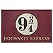 GRAPHICS & MORE Harry Potter Anti-Slip Welcome Doormat, 20â€ x 31.5â€ Hogwarts Express Sign Door Mat for Indoor & Outdoor, Front Entrance, Outside Patio/Inside Entry Way
