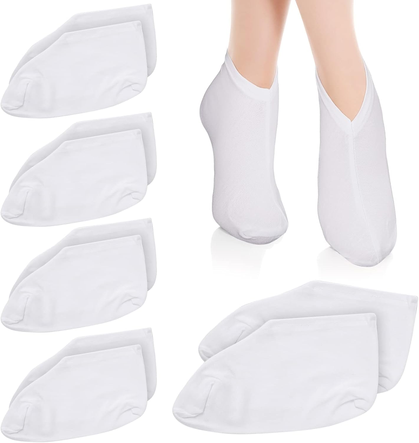 Sibba 5 Pairs Moisturizing Socks Overnight, Cosmetic Moisturizing Socks