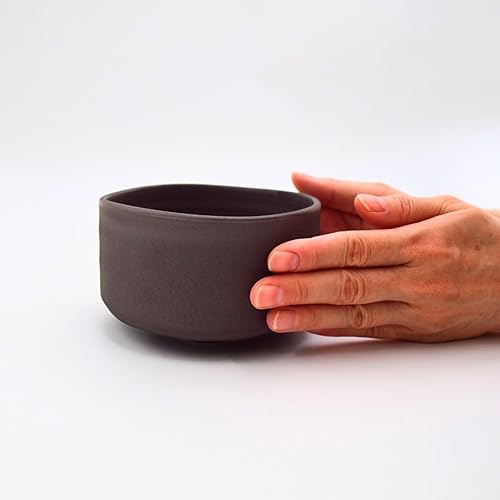 Miniatura 8 de Mino Ware Matcha Bowl, 4.7 pulgadas, Hanao Pink Fuki, cerámica japonesa, cuenco de té verde, 13.5 fl oz Marca Producto