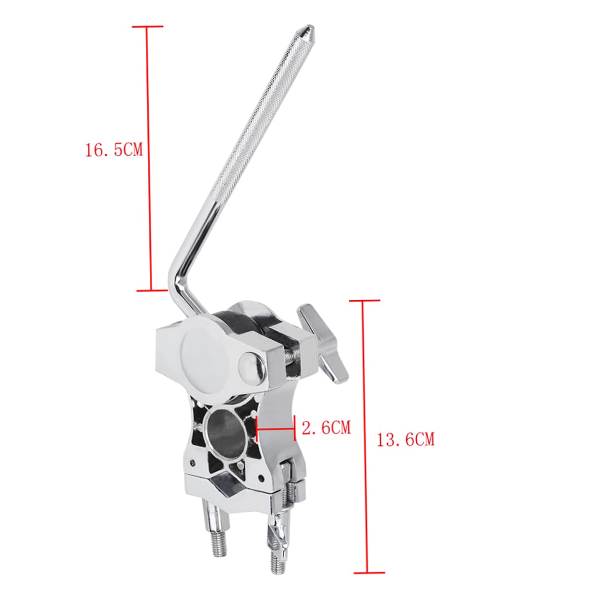OFFSCH Adjustable Tom Drum Mounting Bracket Drum Set Clip Zinc Alloy Set Hardware Accessory
