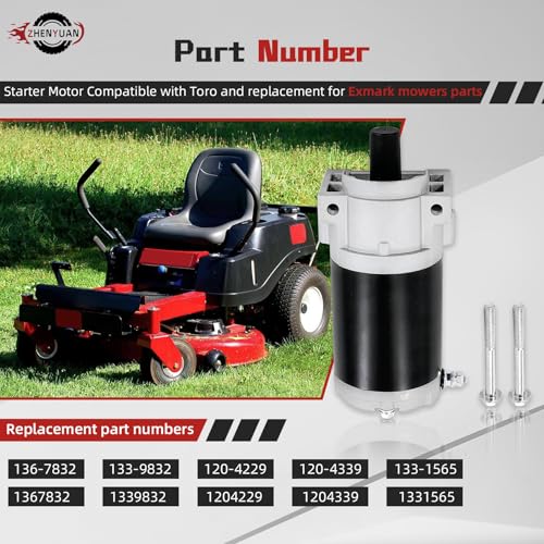 Motor de Arranque Compatible con Toro TimeCutter Cortadora de Césped Montada miniatura 2