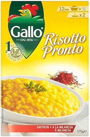Riso Gallo Risotto Pronto Saffron - 175g (0.39lbs)