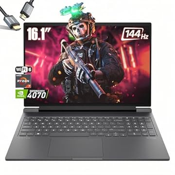 HP Laptop Para Jogos Victus, Amd Ryzen 7 8845Hs (Beats I7-1355U), Nvidia Geforce Rtx 4070, 16,1" Fhd 144Hz, Wi-Fi 6, Windows 11 Home, Com Cabo Hdmi (32 Gb De Ram, Ssd Pcie De 1 Tb)