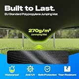 Zupapa 12ft (366cm of Diameter) Heavy Duty Trampoline with Enclosure Net & Non-Slip Ladder for Kids & Adults, Family Outdoor Backyard Fun - Image 6