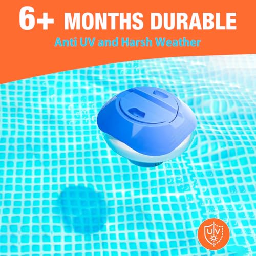 Image of HASTHIP Chlorine Dispenser 7 inch Pool Floater Adjustable Flow Collapsible