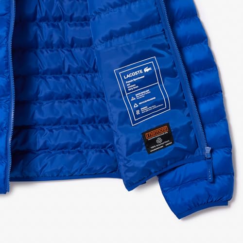 Image of Lacoste mens Quilted Hooded Puffed Jacket