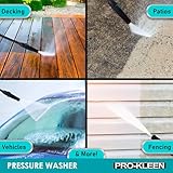 Pro-Kleen Pressure Washer Electric High Performance Power Jet Wash Cleaner For Patio and Car 2100W, Max 165Bar, Portable For Cleaning Drives, Walls, Vehicles, Garden Furniture - Image 5