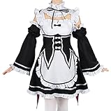 Bestehend aus Kleid, Halskrause, Schleife, Armstulpen und Haarreifen