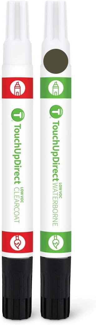 TouchUpDirect T7/M7136 Charcoal Beige Metallic Compatible with Ford Exact Match Touch Up Paint Combo - Essential Kit