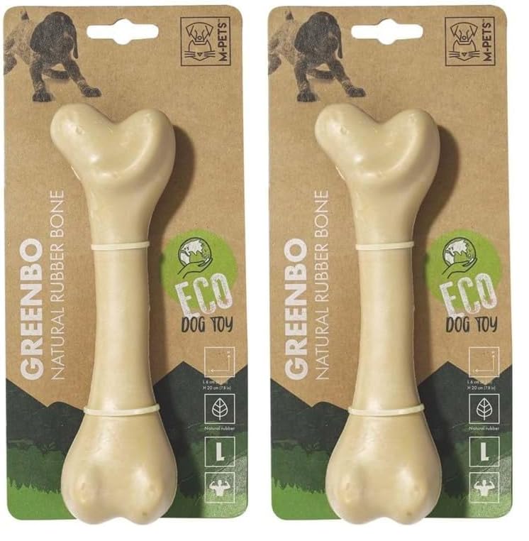M-PETS GREENBO NATURAL KÖPEKLER İÇİN OYUNCAK (L) (2 paketi)