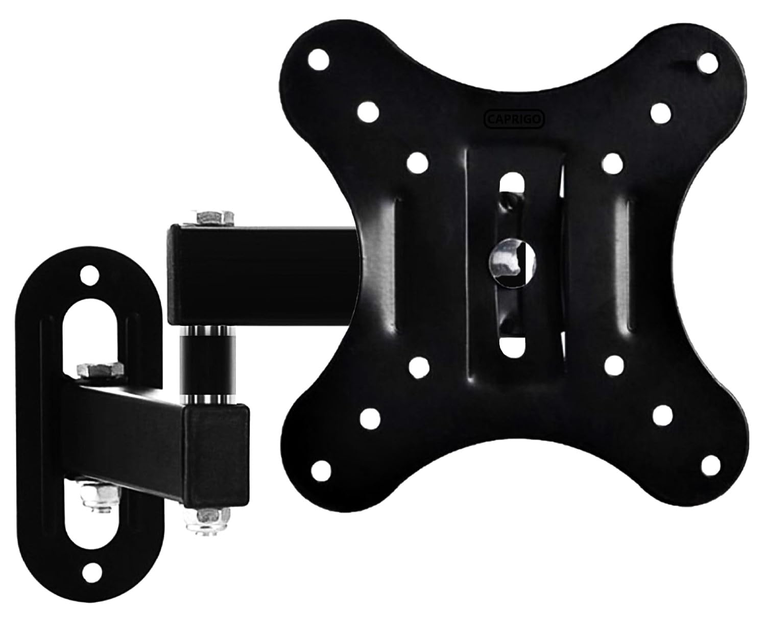 Caprigo Heavy Duty TV Wall Mount Stand for 12 to 27 inches LED/LCD/Monitor Screen's, Full Motion Rotatable Universal TV & Monitor Wall Mount Bracket with Swivel & Tilt Adjustments (M417)
