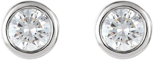 Inverness 4 mm Bezel Titanium Piercing Earrings Clear cristal, Sterile Hypoallergenic for Sensitive Ears. Packaged in sterile, tamper-resistant cassettes.