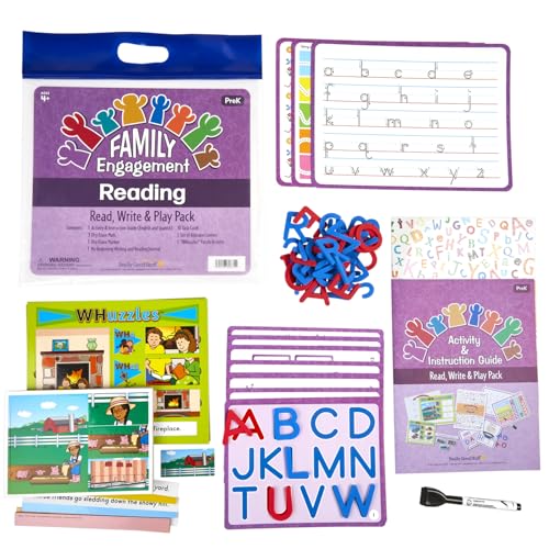 Image of Really Good Stuff Family Engagement Reading, Read, Write & Play Pack | Ages 4+, PreK+