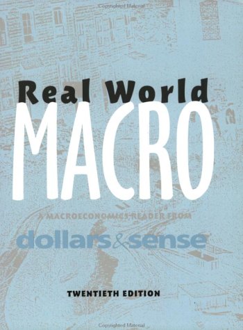 Real World Macro, 20th edition 1878585282 Book Cover