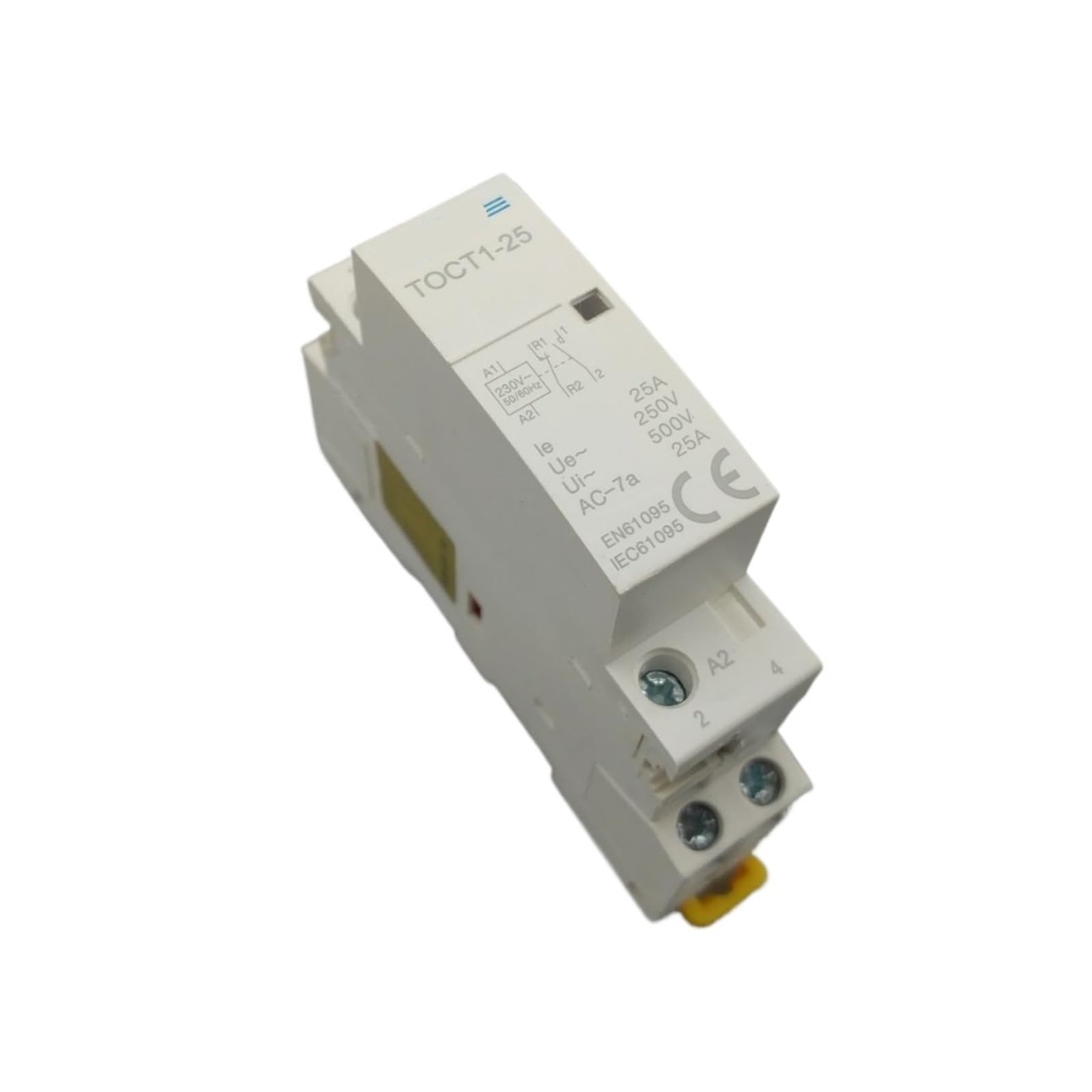 RCGKNNMUZ CT1 2P 25A 1NC 1NO 220V/230V 50/60HZ Rail-Type Household AC Modular contactor
