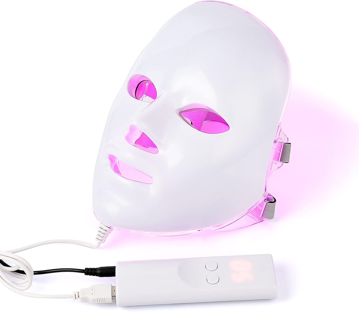 foreverLily 7 Color LED Face Mask Light Therapy Facial Mask Skin