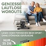 Pedaltrainer Set - TÜV/GS geprüft NEU 2025 inkl. Befestigungsgurt & Anti-Rutschmatte - Arm- und Beintrainer für Zuhause - Senioren Pedal-Trainer, Heimtrainer – Bild 4