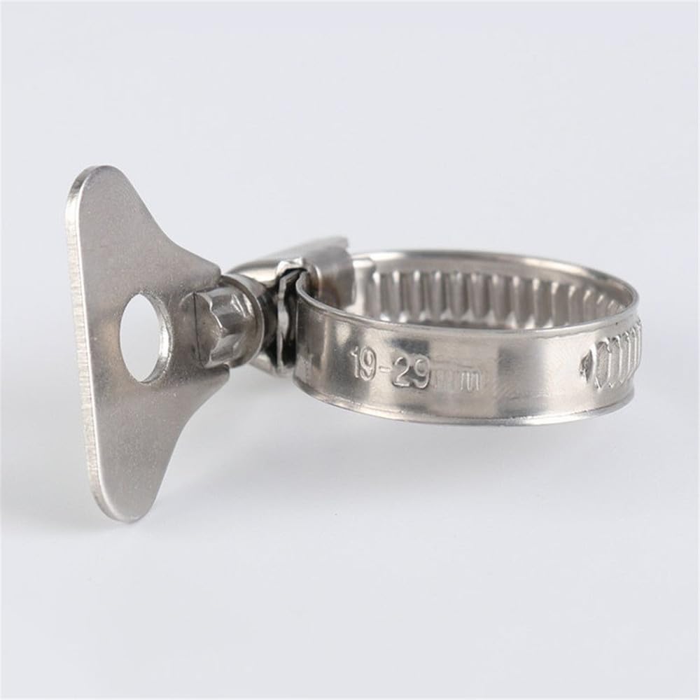 clip per tubi flessibili, 2 pezzi Vite senza fine 6-95 mm Chiave regolabile Morsetto for tubo flessibile in acciaio inossidabile for dell'acqua Automotive Meccanico(33 57 mm)