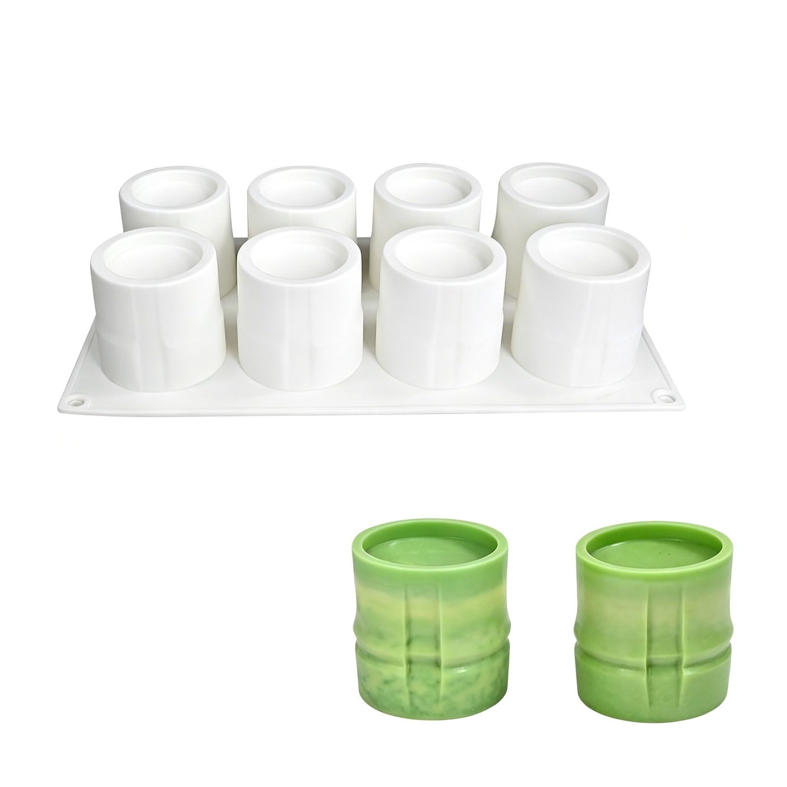 Tsophreniq 8 Cavity Shape Silicone Molds Mousses Cake Chocolate Dessert Making Supplies for Professional Baking and Crafting Making Molds