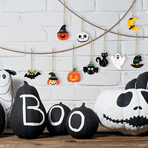 Floerve 34Pcs Halloween Hanging Decor- Pendants Decoartion Pumkins Wiches Ghost Castle Bat For Halloween Decor Party Tree #TOP5