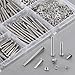 VGBUY 600pcs M3 Screw Assortment Kit, M3 Screws (8 Sizes 6-30mm) for 3D Printer DIY, Hex Button Head Cap Screws Bolts Nuts Washer Kit, 304 Stainless Steel, 6/8/10/12/16/20/25/30mm