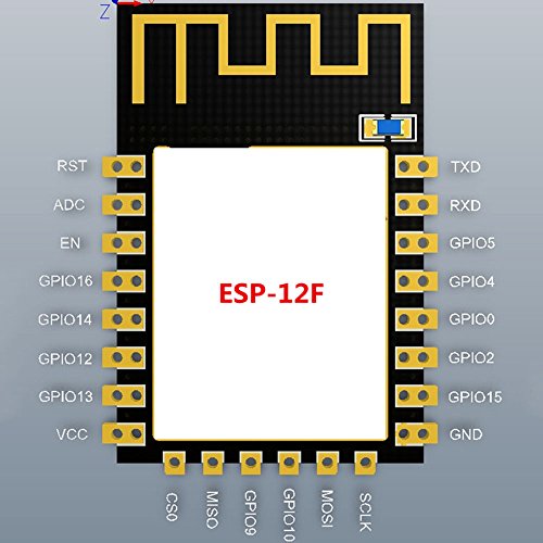 Gowoops 2 Pcs Of Esp8266 Esp-12F Wifi Serial Module Board For Arduino, Wireless Transceiver Remote Port Network Development Board #TOP5