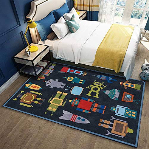 Tapis de jeu pour chambre enfant et salle de jeux tapis décoratif vert