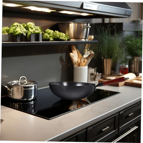 Wok estilo chino antiadherente Unomor con mango ergonómico miniatura 2