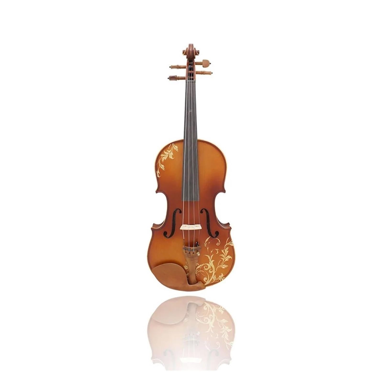 Skrzypce Skrzypce Korpus Z Hebanu Podbródek Ręcznie Rzeźbiony Instrument Strunowy Naramiennikiem I Tunerem