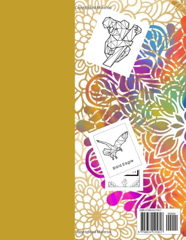 Color Me Fun Facts Activity Coloring Book For Kids Ages 5: Jungle and Sea Animals Illustrations Large Size Learning Crafts Workbook for Boys, Girls, Toddler, Games and Gift For Birthday image 2