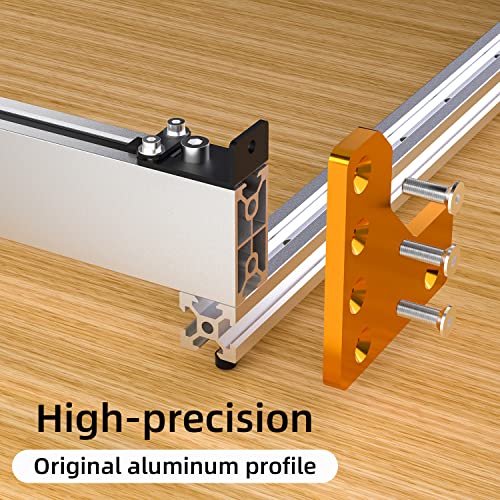 Image of FoxAlien 4080 Y-axis Extension Kit for Masuter Pro, with Upgraded T-slot Hybrid Spoilboard CNC Router Machine Working Area Extend (15.75 inch x 31.5 inch, X-Y)