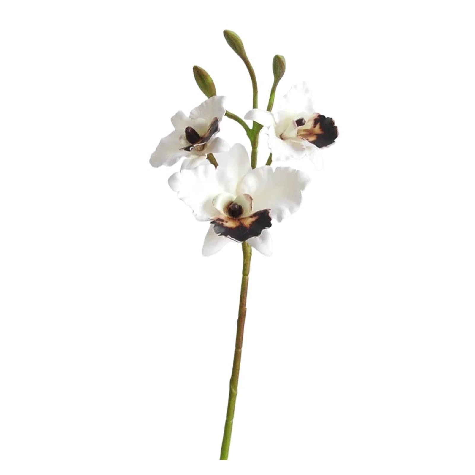 Casetlong 4Pcs Artificial Flowers For Home Living Room Decoration Ornament Fake Party Wedding Bouquet(White)